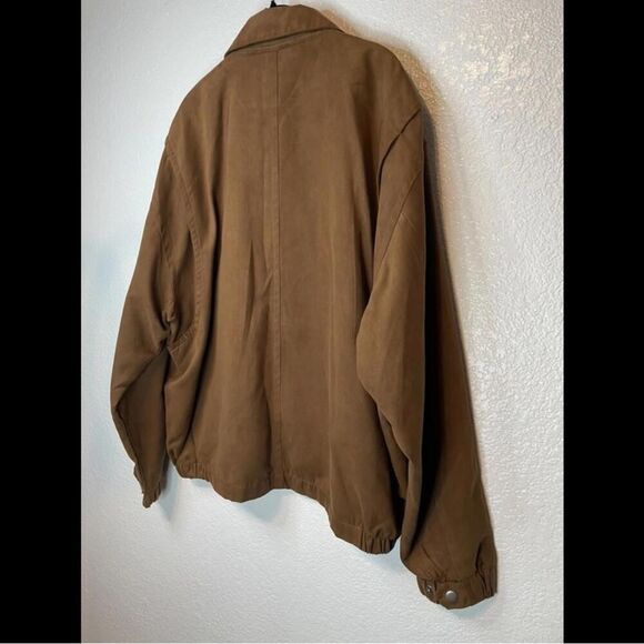 Gary Player men’s brown collared zip up jacket size XL - Picture 11 of 12